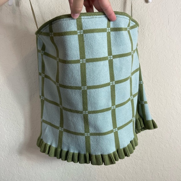 Anthropologie Daily Practice Rosie Windowpane Tube Top Size Large NWT - Picture 4 of 8